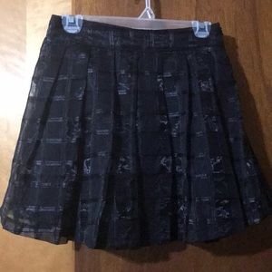 Black skater skirt